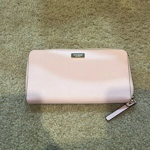NWOT Kate spade ballet pink wallet